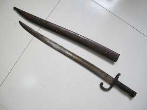 Army thorn Sword Steal Weapon Knife Antique Chinese  