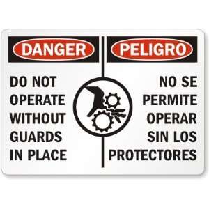   graphic) (Bilingual) Laminated Vinyl Sign, 7 x 5 Office Products