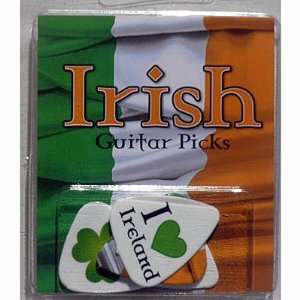  Pack of Guitar Picks   Irish Theme Musical Instruments