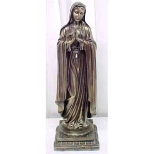  Bronze Finish Virgin Mary Statue Holy Mother Madonna