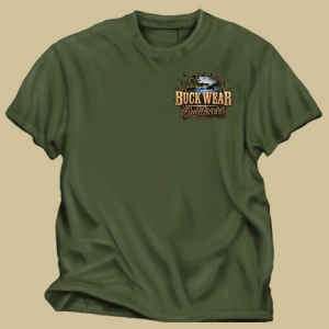 Buckwear T Shirt NEW: Believe in BASS Fishing  
