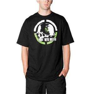  Metal Mulisha Bisect T Shirt   Small/Black/Green 