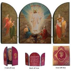  Pascha   Triptych (Triple Wood Icon) 