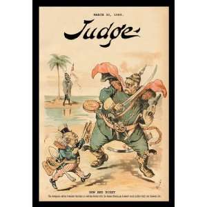  Judge Magazine: Ben and Bizzy 12x18 Giclee on canvas: Home 