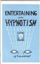 ENTERTAINING WITH HYPNOTISM Book Hypnosis Magic Perform  