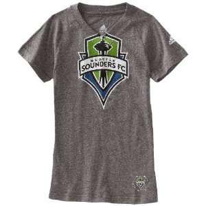 MLS 7 16 Girls Seattle Sounders V Neck S/S Triblend Tee 