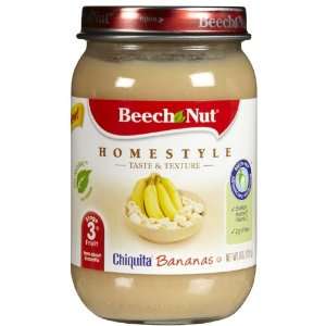 Beech Nut Stage 3 Homestyle Chiquita Bananas   12 pack  