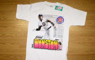 Vintage Shawon Dunston T Shirt Chicago Cubs NWT MLB  