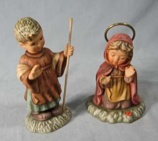 Goebel Berta Hummel Mary & Joseph Porcelain Figurines  