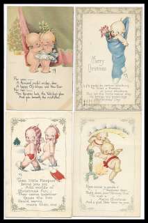 45 YR COLLECTION KEWPIE POSTCARDS ROSE ONEILL   RARE  