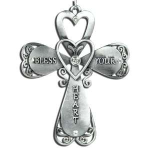 Bless Your Heart Inspirational Cross:  Kitchen & Dining