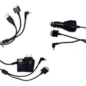   Travel Charger + 2in1 Charge and Hotsync USB Datacable for Sony PSP Go