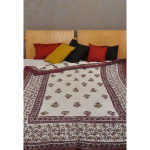   Size Jaipuri Quilt with Hand Block Print Work Size 107 X 112 Inches