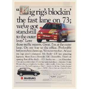  1992 Suzuki Swift GT Big Rig Blockin the Fast Lane Print 