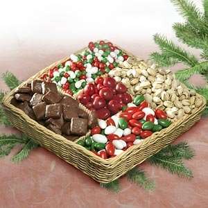 Holiday Munchies Tray Gift Basket Grocery & Gourmet Food
