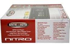 Nitro BMW4673A Car Stereo CD//USB/SD/Radio Receiver w/ Aux Input 