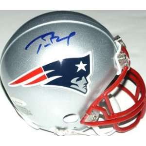  Tom Brady Autographed Mini Helmet