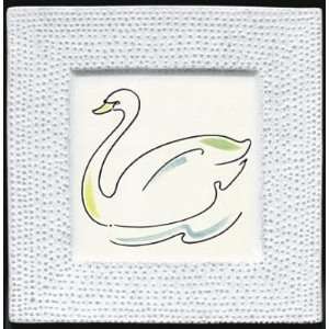  Swan Line Drawing Poster Print: Home & Kitchen