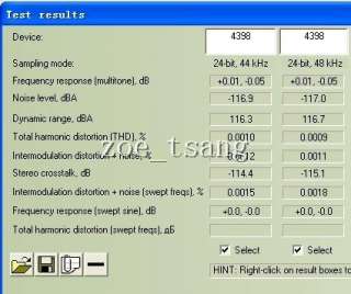   sampling test pattern test environment coaxial input source emu1212m