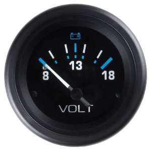  Teleflex Vector 2 Gauges Voltmeter 12 Volt System: Sports 