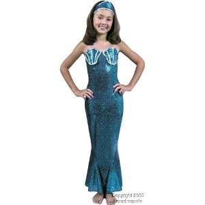  Childs Mermaid Halloween Costume (Sz:Large 10 12): Toys 