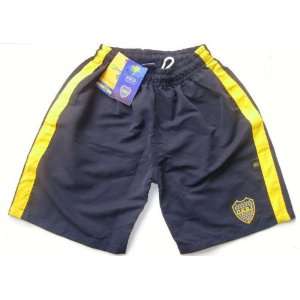 BOCA JUNIORS Official & Licensed BOYS soccer shorts Blue 