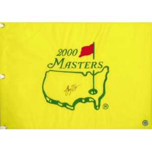 Gary Nicklaus Autographed 2000 Masters Golf Pin Flag:  