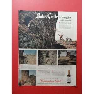   advertisement (Bohus Castle.) original vintage magazine Print Art