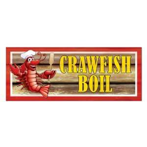  Crawfish Boil Sign Case Pack 144