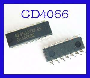 5pcs CD4066 4066 CMOS Quad Bilateral Switch TI DIP 14  