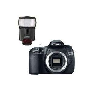  Canon EOS 60D Digital SLR Camera Body, WITH Speedlite 
