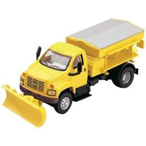  HO 2003 GMC Topkick Snowplow Yellow BLY301488: Toys 