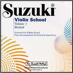 Suzuki Violin School Revised Edition CD Volume 1  