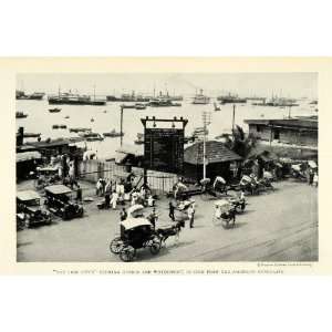 1926 Print Singapore Lion City St Malay Peninsula Seaport 