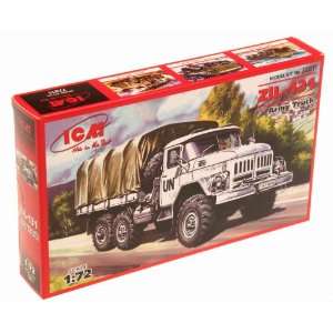  ZiL131 Stake Body Army Truck 1/72 ICM Models: Toys & Games