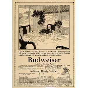   Budweiser Anheuser Busch Plant St Louis   Original Print Ad: Home