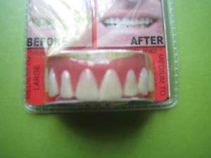 DEFECT perfect secure smile fake Cosmetic TEETH LARGE  