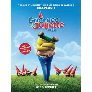  Gnomeo and Juliet (2011) 27 x 40 Movie Poster French Style 