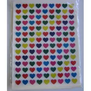  Colorful Heart Sticker Sheet: Arts, Crafts & Sewing