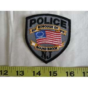  Borough Of Bound Brook New Jersey Police Patch Everything 