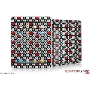  iPad Skin   XO Hearts   fits Apple iPad by WraptorSkinz 