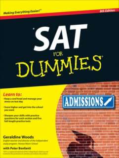 BARNES & NOBLE  SAT For Dummies by Geraldine Woods, Wiley, John 