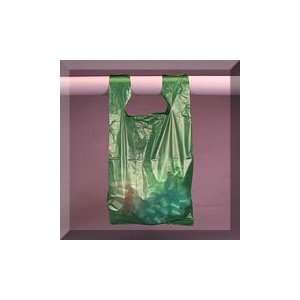   23 (.6) Emerald Grn Hdpe T Shirt Bag: Health & Personal Care