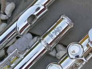 SOLID 925 SILVER C Flute   Case   Professional Quality  