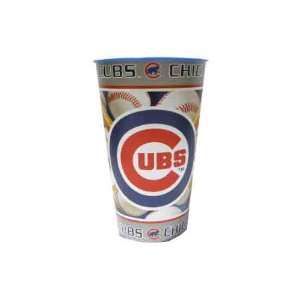  755221   Chicago Cubs 22 oz Metallic Cups Case Pack 96 