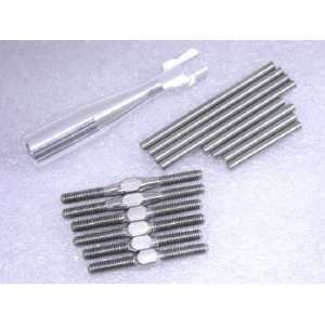  Titanium Turnbuckle & Hinge Pin Kit TC4 Toys & Games