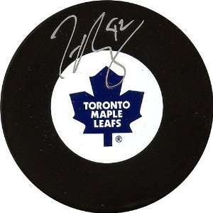   Toronto Maple Leafs Tyler Bozak Autographed Puck