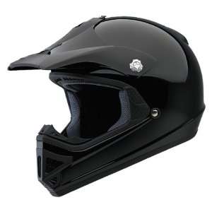  VX 9 Black Motocross Youth Helmet   Size : Medium 