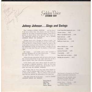    SINGS AND SWINGS LP (VINYL) US GOLDEN VOICE JOHNNY JOHNSON Music