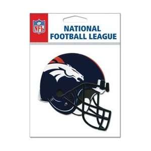  NFL TEAM HELMET 3D Stickers DENVER BRONCOS   DISCONTINUED 
